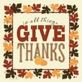 thumbnail image 2 of Marrott, Stephanie 26x26 Gold Ornate Wood Framed with Double Matting Museum Art Print Titled - Give Thanks, 2 of 4