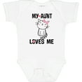 thumbnail image 3 of Inktastic My Aunt Loves Me Kitty Girls Baby Bodysuit, 3 of 5