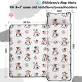 thumbnail image 5 of Cow and Hat White Pattern Toddler Nap Mat with Pillow & Blanket, Soft Sleeping Mat for Preschool Daycare Travel Sleepovers, 5 of 6