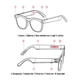 thumbnail image 4 of Glasses Smart Glasses EIS Optical Stabilization Smart  Translation Eyeglasses with 8MP Camera Support Music Calls for Travel Business, 4 of 7
