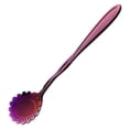 thumbnail image 2 of Cuchara de té de café Cucharaditas Cuchara De Té De Café De Acero Inoxidable Cucharas De Azúcar De Postre Púrpura 5 Morado 5 Fanmusic Cuchara de té de café, 2 of 5