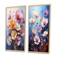 thumbnail image 3 of Designart "Cornflowers Representation Colorfuled Acrylic I" Cornflowers Framed Wall Art Set Of 2 - Multi-Color Floral Framed Wall Art Set Of 2, 3 of 7