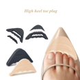 thumbnail image 1 of par de zapatos de tacón alto para mujer, zapatos grandes, cojín de relleno frontal, Protector para aliviar el dolor, accesorios de ajuste para zapatos, 1 of 3