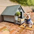 thumbnail image 4 of Aivituvin Outdoor Dog House, Puppy Shelter, Anti-Bite Design for Medium Dogs with Porch, 4 of 15