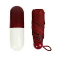 thumbnail image 4 of Naiovety Paraguas de bolsillo duradero Yourself Elements para protección al aire libre paraguas para todo clima rojo vino con caja de embalaje Type2 NO2, 4 of 6