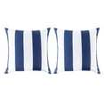 thumbnail image 1 of Outdoor Square Cushion 18in - Aqua Cabana (2 Pack), 1 of 4