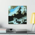 thumbnail image 4 of The Battleship Battle - Canvas, 4 of 10