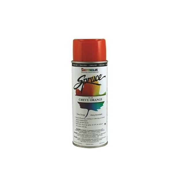 Seymour SM98-48 16 oz Enamel Spruce Engine Paint, Chevy Orange