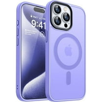 Entronix Phone Case Compatible with Magsafe for Apple iPhone 16 Pro Magnetic Case, Heavy Duty Slim Dual Layer Shockproof Case for Apple iPhone 16 Pro, Purple