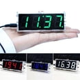 thumbnail image 4 of Kit de reloj LED digital de bricolaje de 4 dígitos con control de lámpara, temperatura, fecha, visualización de , kit de reloj LED de bricolaje par Verde Gloria Kit de reloj electrónico LED de bricolaje, 4 of 9