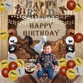 thumbnail image 3 of Horse Birthday Party Decorations, Children Birthday Decoration Horses Boy Girl, Horses Background Happy Birthday Banner Horses Balloons for Horse Racing Birthday Party Supplies, 3 of 6