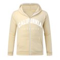 thumbnail image 3 of Gibobby Sudadera polar hombre Sudadera con Cierre Y Capucha Manga Larga Hombre(Beige,CH), 3 of 5
