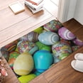 thumbnail image 5 of Fotbe Extra Durable Door Mat - Dirt Trapping Outdoor Welcome Mats - Non-Slip Outdoor Door Mats - Low Profile Front Door Mat - Indoor (16" x 24", Easter Egg1 ), 5 of 9