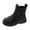 Black, variant on Boots for Girls Combat Boots Girls Boots Girls Leather Boots Shoes Non Breathable Short Stylish Design Durable Comfort and for Everyday Wear