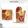thumbnail image 4 of Kll Pies Oven Gloves And Pot Holders Grill Gloves - Oven Gloves And Pot Holders, Non-Slip Cooking Gloves With Recycled Pads, 4 of 9