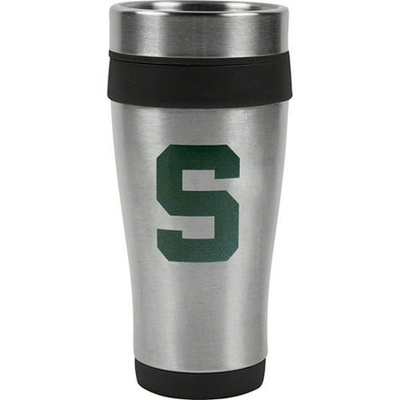 NCAA - Michigan State Spartans 16 oz. Stainless Steel Color Stripe Travel Mug
