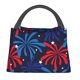 thumbnail image 1 of Easygdp Red White Blue Fireworks Bolsa de Almuerzo Insulada Reutilizable, Bolsa de Mano y Bandolera para Oficina, Trabajo, Viajes, 1 of 6