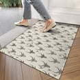 thumbnail image 4 of Beige Antelope Head Pattern Door Rugs,Washable Non Slip Door Mats Indoor,Decorative Door Mats,Entry Mat Indoor for Entrance,Bedroom,Kitchen,Bathroom,17"x30", 4 of 6
