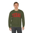 thumbnail image 6 of Texas TX Sweatshirt Gifts Crew Neck Shirt Long Sleeve Unisex, 6 of 7