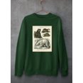 thumbnail image 3 of Brown Bearm. Polar Bear Sweatshirt Men -Sydenham Edwards Designs, Male Large, 3 of 4
