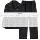 thumbnail image 2 of Kalauyu Mens Pajamas Set Long Sleeve Soft Fleece Fluffy Sleepwear Winter Warm Pjs Lounge Sets Flannel Sleepwear with Pockets, 2 of 3