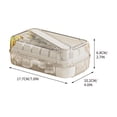 thumbnail image 2 of Bandeja rectangular para cubitos de hielo con tapa, molde de silicona flexible para extraer el hielo fácilmente, juego de 2 piezas para congelador, para 14 cubitos de hielo grandes., 2 of 9
