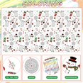 3 Pack Christmas Tablecloth Christmas Activity Paper Tablecloth Santa