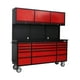 thumbnail image 2 of GABINETE DE ACERO INOXIDABLE COLOR ROJO 15 CAJONES Y 3 GABINETES SUPERIORES, 2 of 9