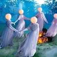 thumbnail image 3 of Cabeza de bruja brillante para Halloween, decoración de fantasma aterrador con las manos libres, utilería de terror para fiesta de jardín, al aire libre, 3 of 4