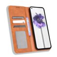 thumbnail image 4 of Compatible with Nothing Phone 1 Case Magnetic Closure Vintage Pattern PU Leather Wallet Cover with Card Slots-Brown, 4 of 5