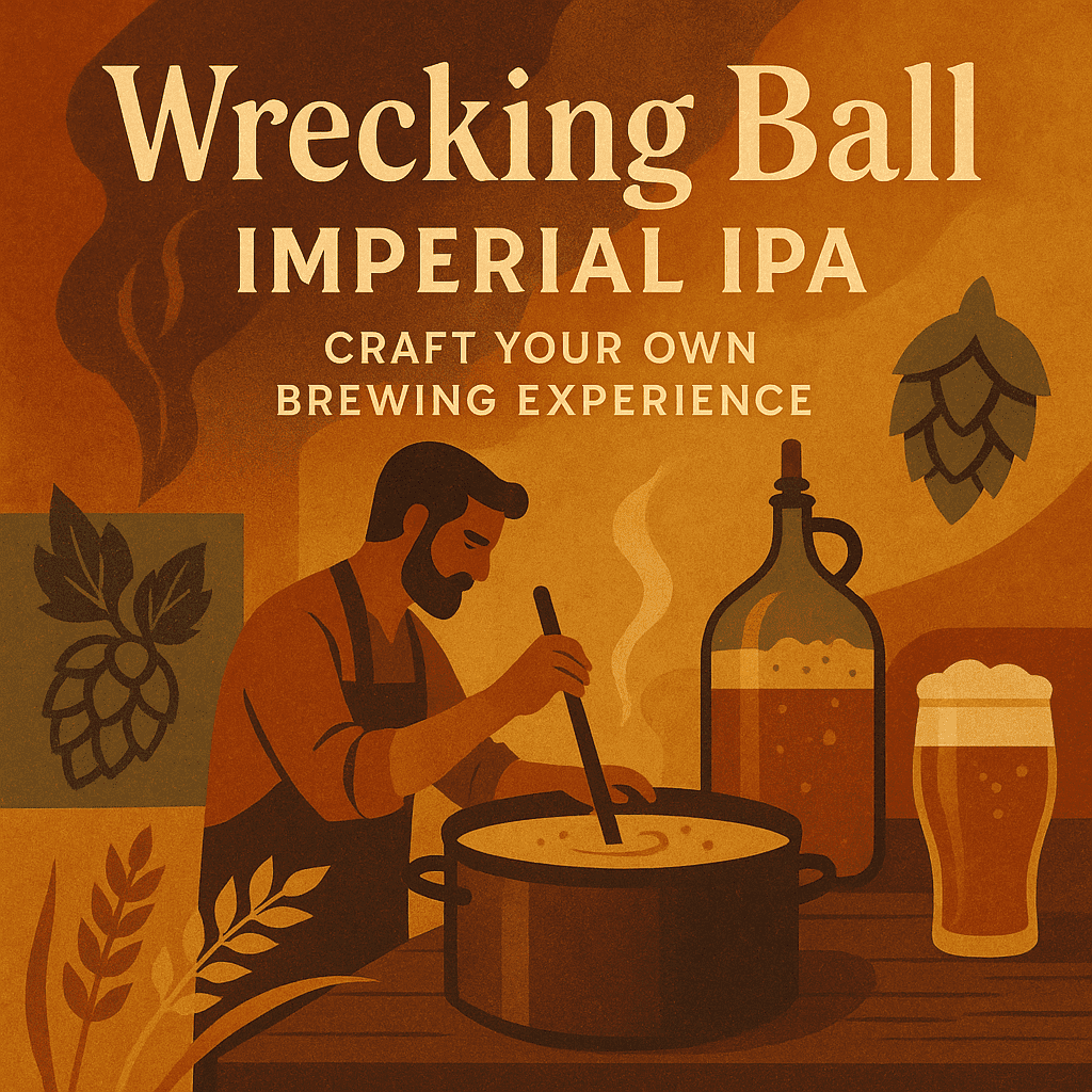 Label Peelers Wrecking Ball Imperial IPA Beer Kit - Extract