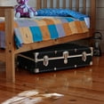 thumbnail image 3 of Seward Under the Bed 31" Trunk with Wheels & Lock, Black, 3 of 9