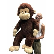 Giant Monkey Stuffed Animal Teddy Bear Jumbo Plush 4 Feet Tall Huge Plushie Large Stuff Toy Biggest Plushies