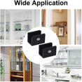 thumbnail image 5 of 10 Pieces Adjustable Glass Shelf Bracket Clamp Glass Railing Clamp Bracket, For 8-10mm Thick Glass Zszjbv53, 5 of 5