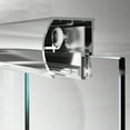 thumbnail image 3 of Sunny Shower Double Sliding Shower Door 54" W x 72" H in Chrome Finish, 3 of 12