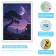 thumbnail image 3 of Diamond Art Kits for Adults - Moonlit Landscape Scene 5d Diamond Painting for Adults, Diamond Art for Adults Beginners, Frameless Diamond Painting Kits for Adults for Home Wall Decor, 3 of 7