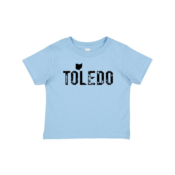 Inktastic Toledo, Ohio Distressed Font Boys or Girls Baby T-Shirt