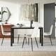 thumbnail image 2 of Juego de 4 Sillas de Comedor Beige HOMEMAKE FURNITURE Asiento de Felpa Tubo de Metal Escandinavo Minimalista, 2 of 7