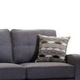 thumbnail image 2 of Acme Fabric Upholstered Wooden Loveseat with Tapered Feet, Gray- Saltoro Sherpi, 2 of 5