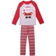 thumbnail image 4 of Conjunto de pijamas navideños familiares para bebés y niños pequeños, ropa de dormir navideña para el hogar para padres e hijos, ropa de dormir estampada de Papá Noel, 4 of 7