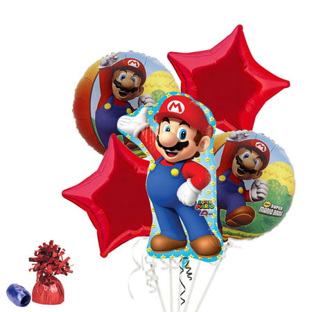 Super Mario Bros. Balloon Bouquet Kit