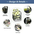 thumbnail image 4 of ALAZA Clear Backpack Constellation Taurus PVC Transparent BookBag, 4 of 7