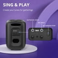 thumbnail image 3 of Tronsmart Halo 200 Portable Active PA Speaker 180W, Bluetooth Streaming, Wireless Speaker Connection, EQ & App for DJ, Music Gigs, Karaoke, Outdoor Party, 3 of 11