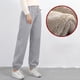 thumbnail image 2 of Pantalones deportivos Harun de mujer con forro de cordero para otoño-invierno, gruesos, holgados, cálidos e informales, 2 of 5