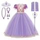 thumbnail image 1 of Disney vestido de princesa Rapunzel para niños, conjunto de disfraces enredados, ropa de fantasía para fiesta de cumpleaños, Carnaval y Halloween, 1 of 4