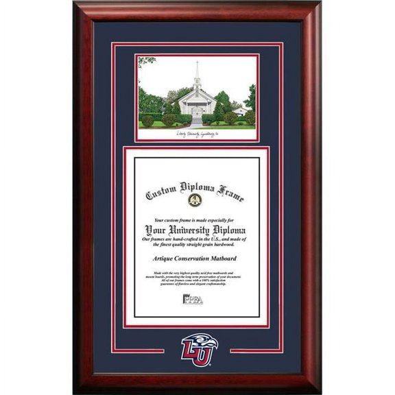 Campus Images VA989EXM-1417 14 x 17 in. Liberty University Executive Diploma Frame
