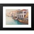 thumbnail image 2 of Albert Stagura 24x17 Black Modern Framed Museum Art Print Titled - At the Canal Grande in Venice (1895), 2 of 5