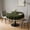 Dark Green, variant on Round Polyester Tablecloth – 39in Stain Resistant Coffee Table Cover for Home Decor,Green