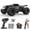 Black, variant on DEERC Remote Control Car High Speed RC Cars for Kids Adults 1:16 Scale 40 KM/H 4WD Off Road Monster Trucks,2.4GHz All Terrain Toy Trucks with 2 Rechargeable Battery