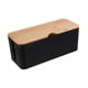 thumbnail image 4 of Organizador de cables, caja de gestión de cables, protector de cables, organizador de cables de escritorio, caja de regleta de enchufes para L, 4 of 9